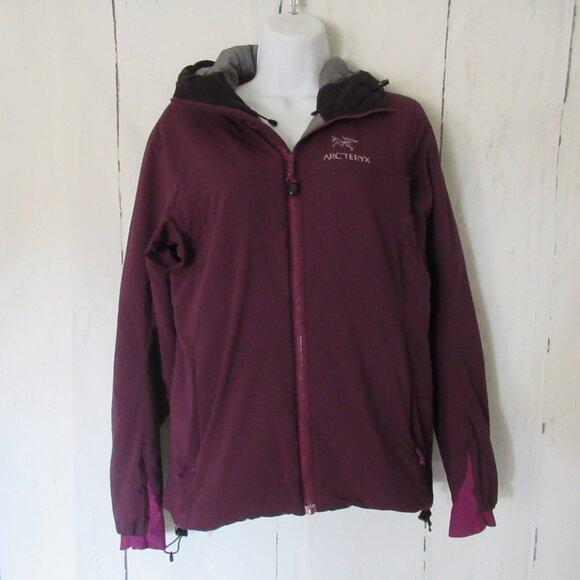 Arc'Teryx Jacket M Medium Purple Hooded Zip Up - Picture 1 of 8